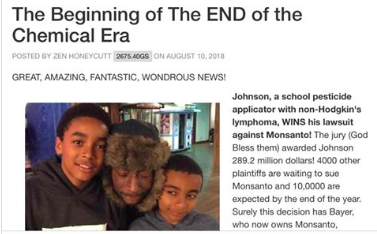 The Beginning of The END of the Chemical Era