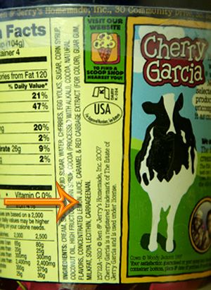 Carrageenan No Longer Allowed in Organics