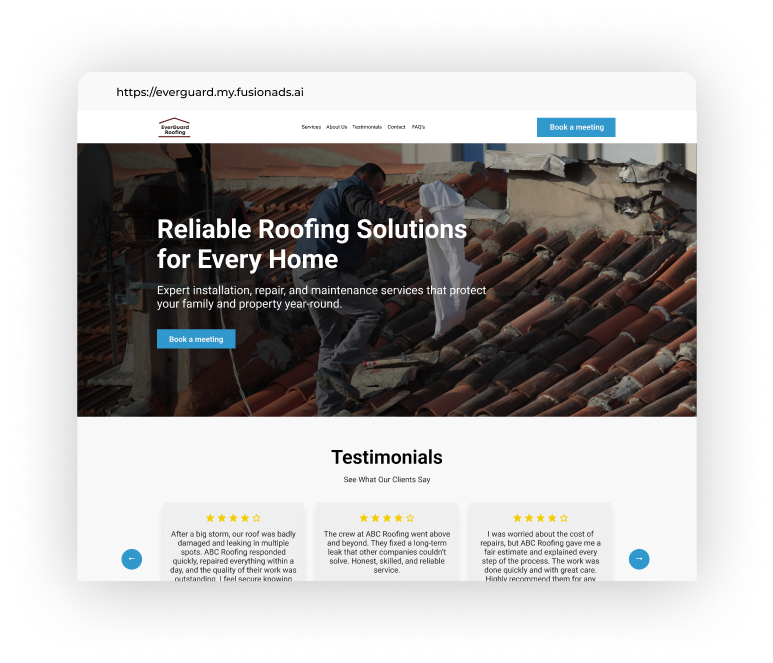 Get a professional website that turns visitors into customers