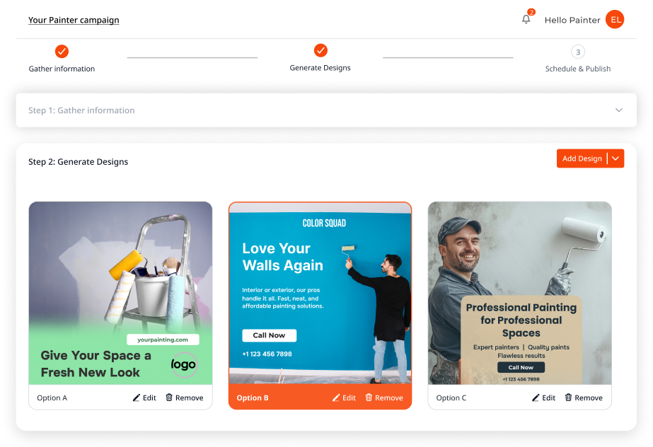 Ads Interface
