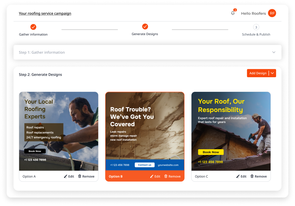 Ads Interface