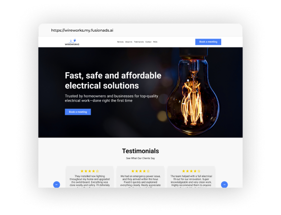 Get a professional website that turns visitors into customers