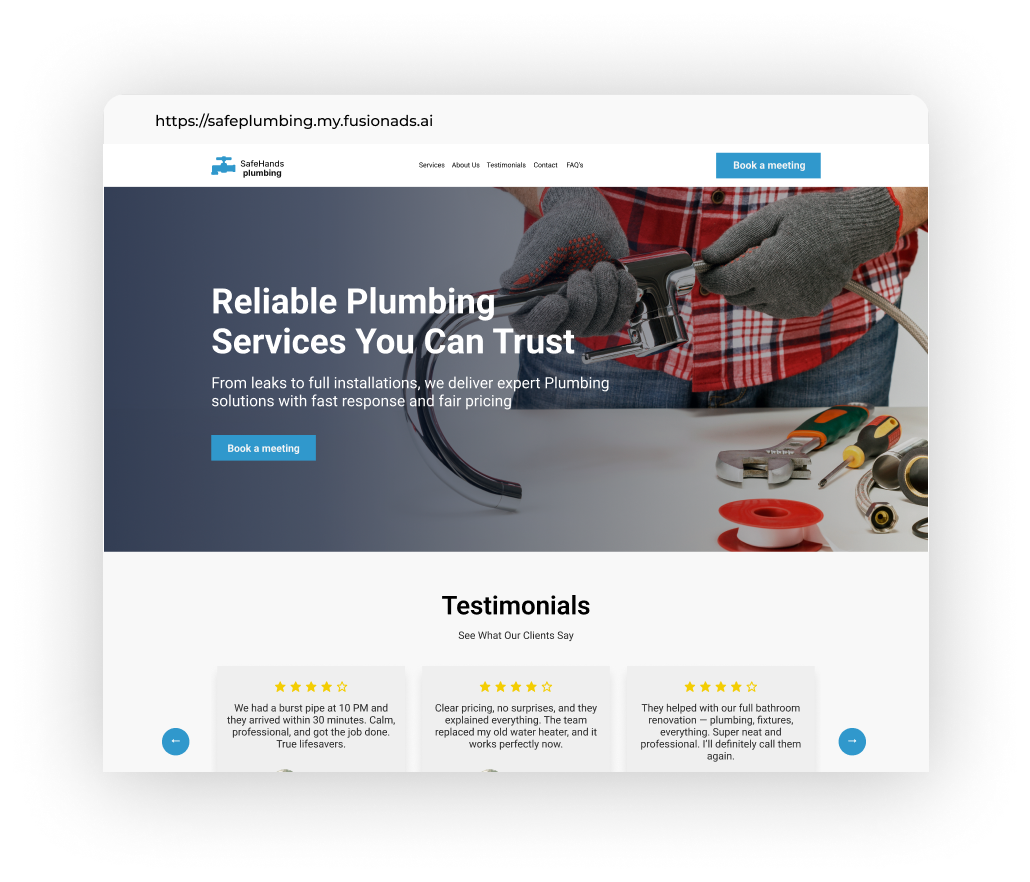 Get a professional website that turns visitors into customers