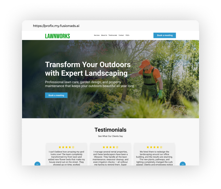 Get a professional website that turns visitors into customers
