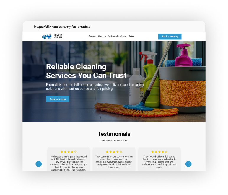 Get a professional website that turns visitors into customers