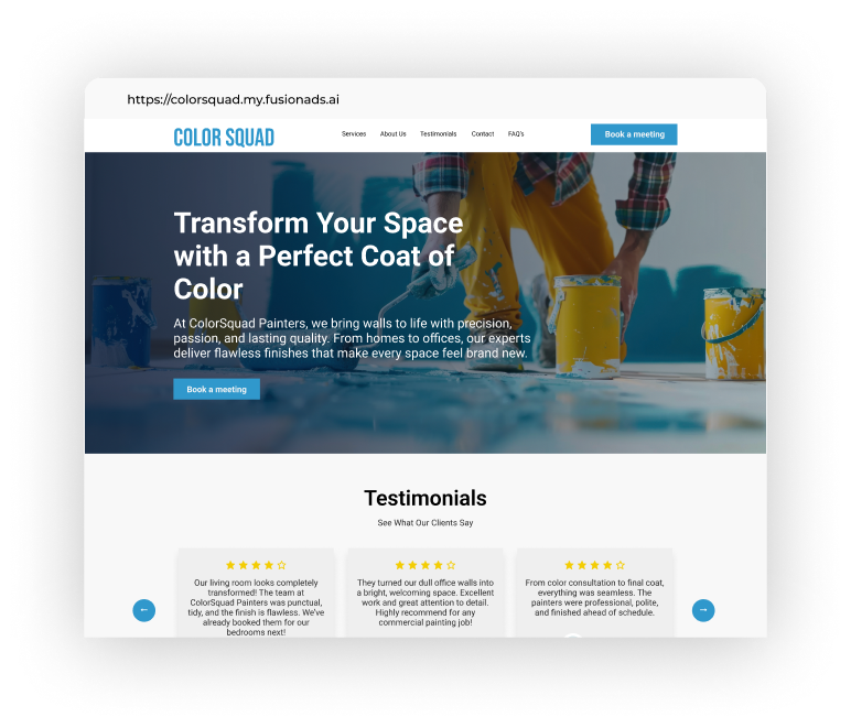 Get a professional website that turns visitors into customers