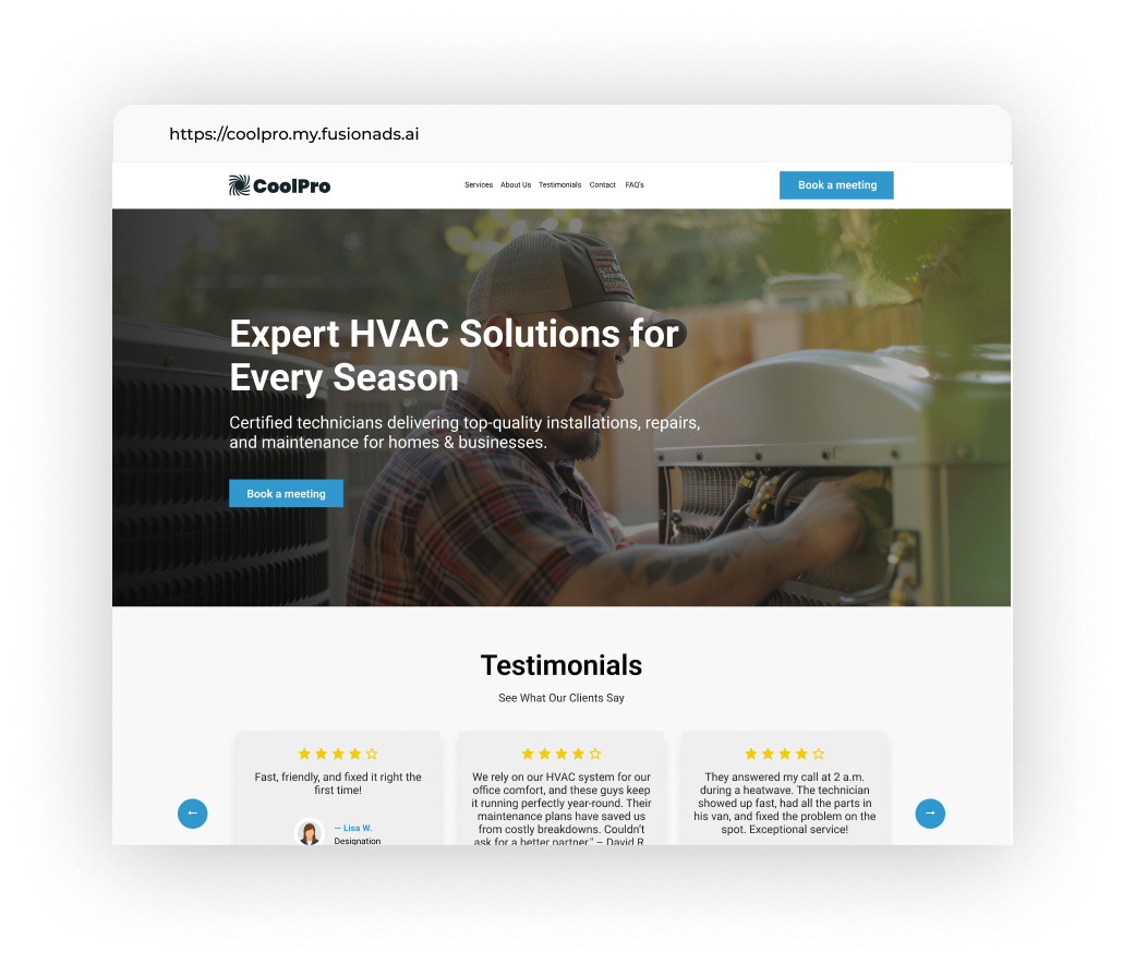 Get a professional website that turns visitors into customers
