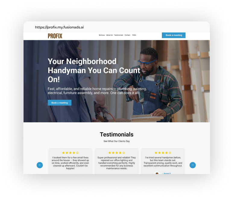 Get a professional website that turns visitors into customers