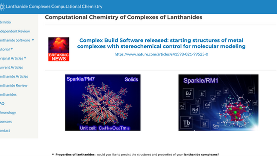 Screenshot of the website of Sparkle.pro.br