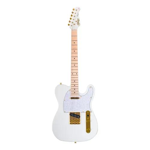 Guitarra Divitone MF STUDIO DSG10 AO Arctic Ore Dourado Branco C/Bag