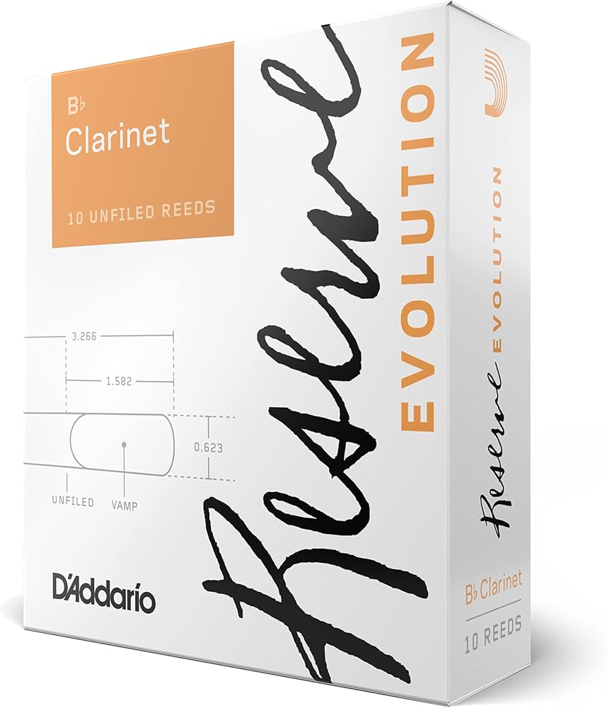 Palheta Rico Reserve Clarinet 2½ DCE1025 Evolution Clássica und