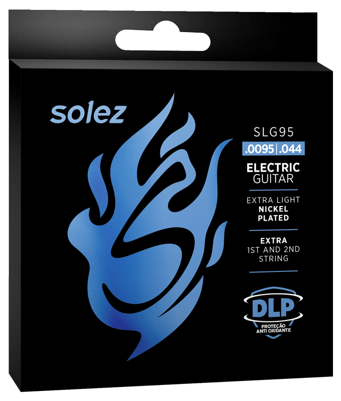 Enc Solez Guitarra ,095 SLG95 Extra Light Stainless Stell Extra 1ª,2ª