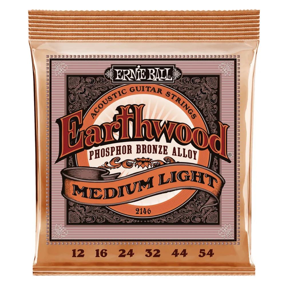 Enc Ernie Ball Violão Aço ,012 Earthwood PhosPhor Bronze PO2146 ,012 - ,054
