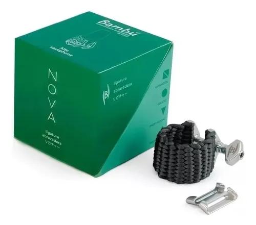 Abraçadeira Gonzalez Nova NA01 Bambu Sax Alto Tourmaline Black Preta