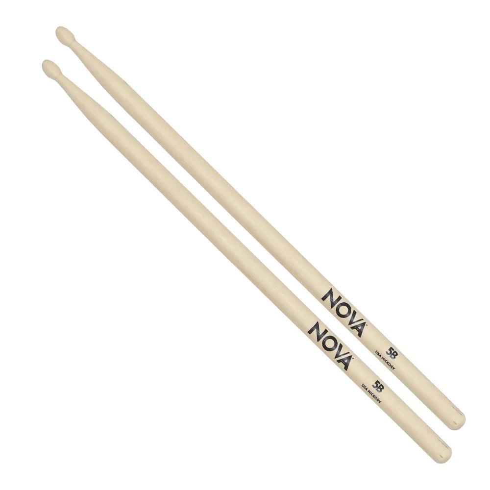 Baqueta Nova By Vic Firth 5B Ponta de Madeira N5B