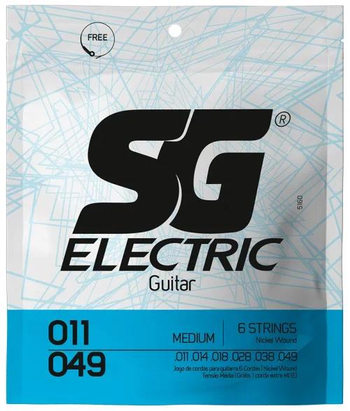 Enc SG Guitarra ,011 5160 Tensão Medium Nickel Wound ,011 - ,049
