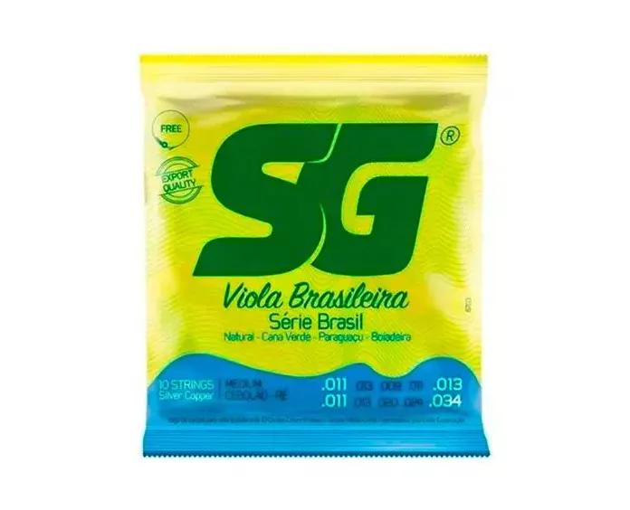 Encordoamento SG Viola Brasileira 10 Cordas Série Brasil