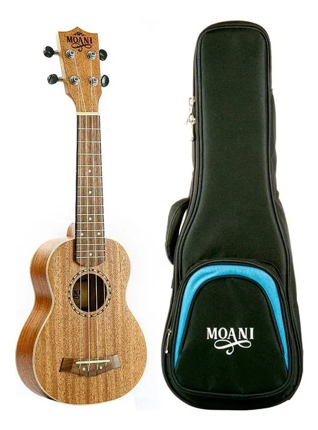 Ukuele Moani Soprano UKMHE-01-21 Elétrico C/Afinador C/Bag de Luxo