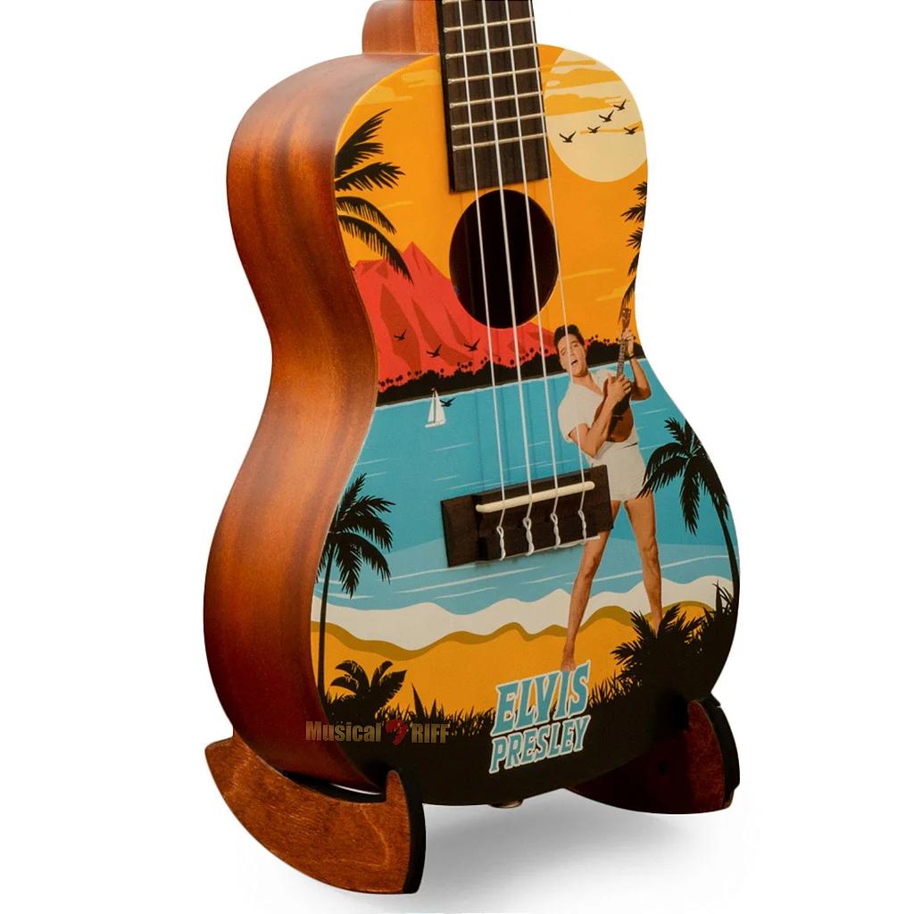 UKULELE KALA ELVIS BLUE HAVAII LEARN TO PLAY STARTER KIT CONCERT KALALTPCEB