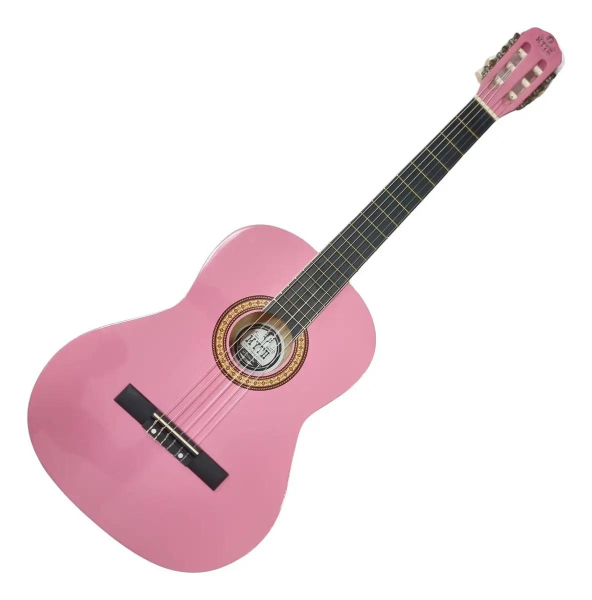 Violao Myth Nylon Mt39n Base Acustico Pink