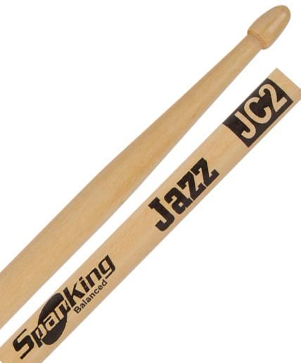 Baqueta Spanking Jazz JC2 Ponta de Madeira
