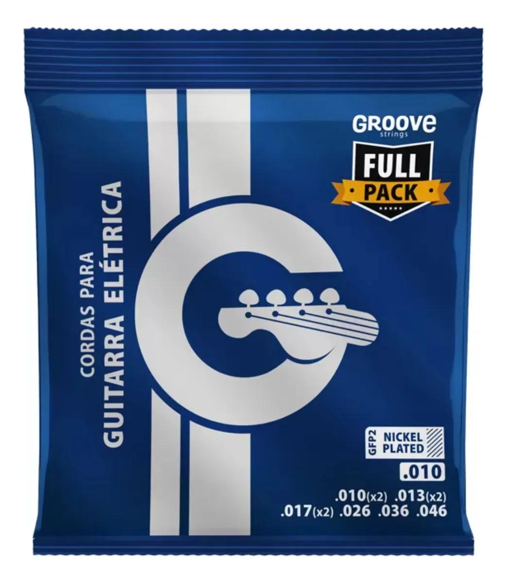 Enc Groove By Solez Guitarra 010 GFP2 Nikel Plated Free ,010 + ,013 + ,017