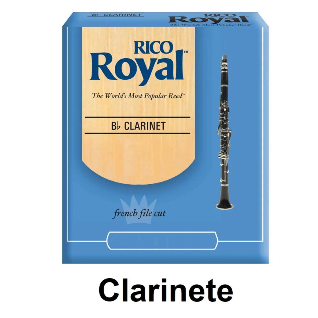 Palheta Clarineta Rico Royal 3