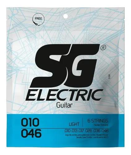 Enc SG Guitarra ,010 Tensão Light Pure Nickel ,010 - ,046