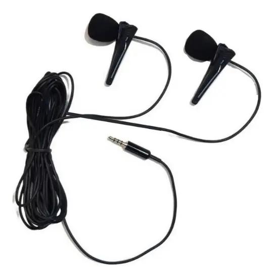 Microfone New Live Lapela Entrevista P-2 Condenser Cabo 5Mtrs C/Conector P-2