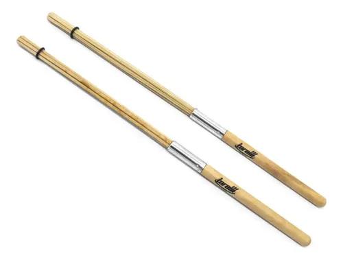 Baqueta Torelli Rods Medium Madeira Aluminio Bambu C/ 7-Vareta
