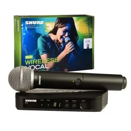 MICROFONE SHURE SEM FIO BLX24BR/PG58M15 FREQ-662-686MHz