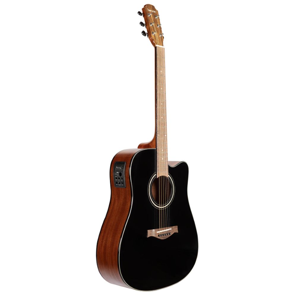 Violão Benson Aço Folk Genesis Pro Gd250CE Elet. Dreadnought Black (Preto)
