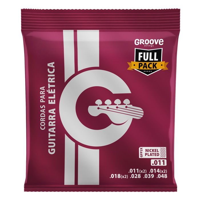 Enc Groove By Solez Guitarra ,011 GFP2X FulPack ,011 - ,048 Free (1ª;2ª;3ª)