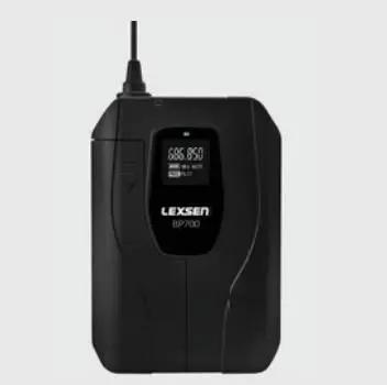 Transmissor Lexsen BP700 Bodypack Sem Fio PUso na Cinta Conectar Microfone
