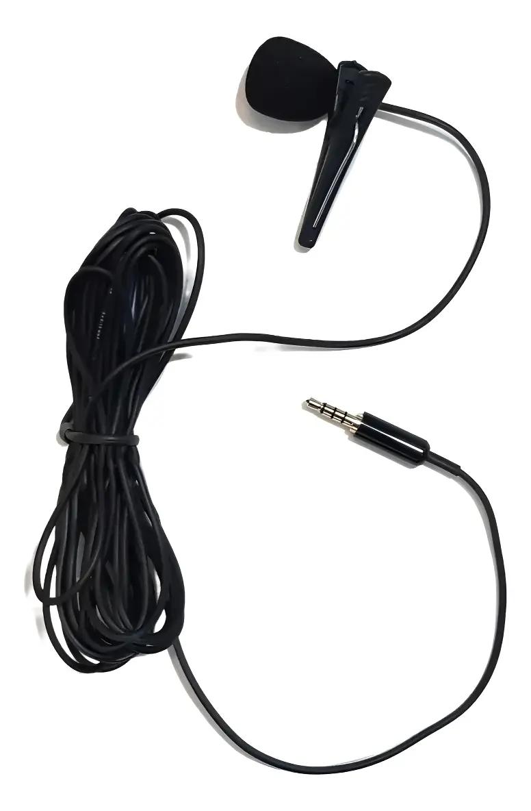 Microfone New Live Lapela P-3 Condenser Cabo Duplo 5Mtrs C/Conector P3