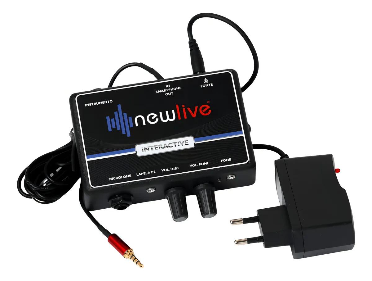 INTERFACE NEW LIVE INTERACTIVE 3ENTRADA PARA INST E VOZ
