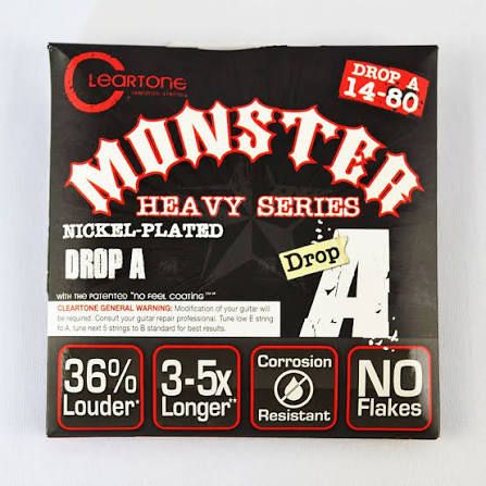 Enc Cleartone Guitarra ,014 Monster Heavy DROP A ,014-80 9480 WMS-00491