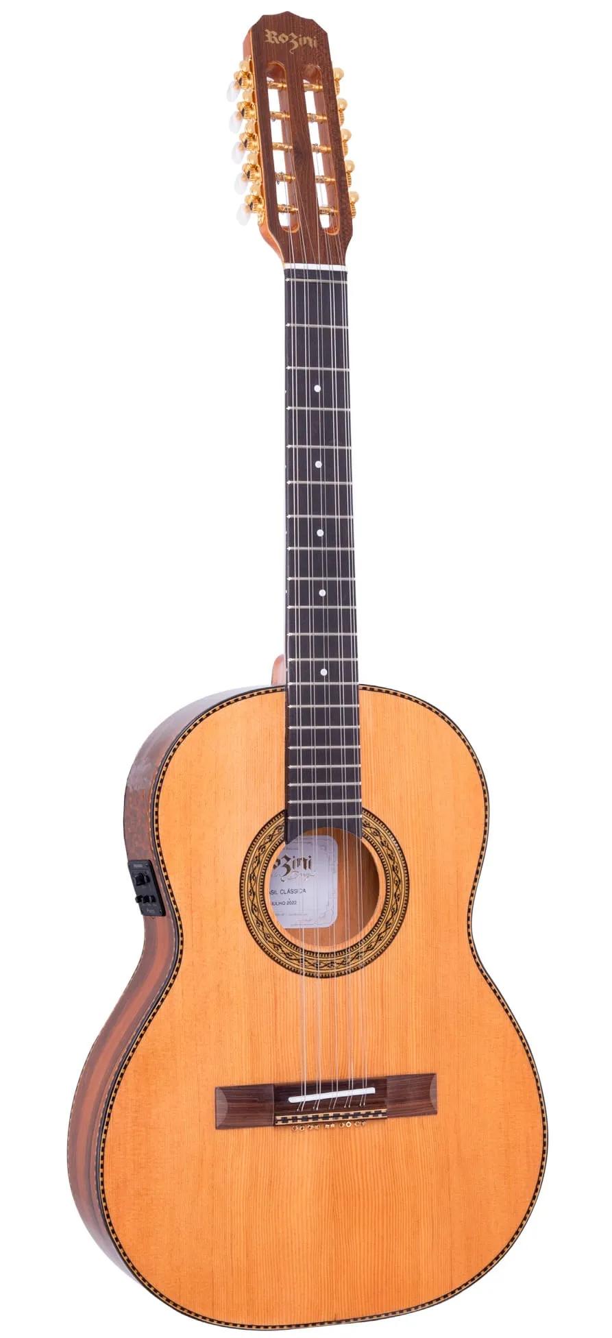 Viola Rozini Rv115.fp2.n.lp P.brasil Esplendor Classica Atv. L.preto Eq Fishma
