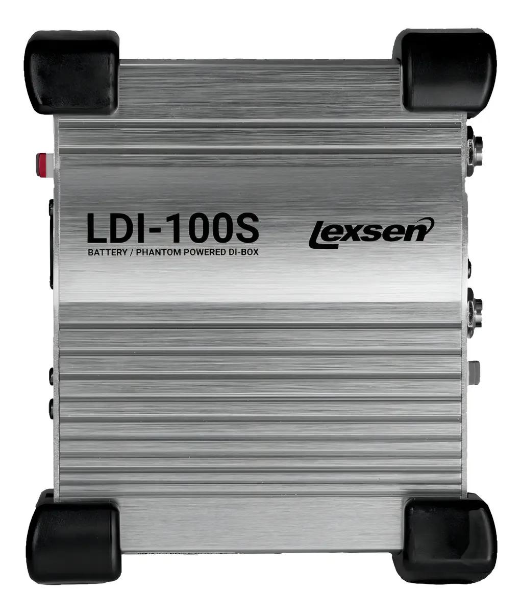 Direct Box Lexsen Ativo LDI 100S Bateria;Phantom Powered DI-Box