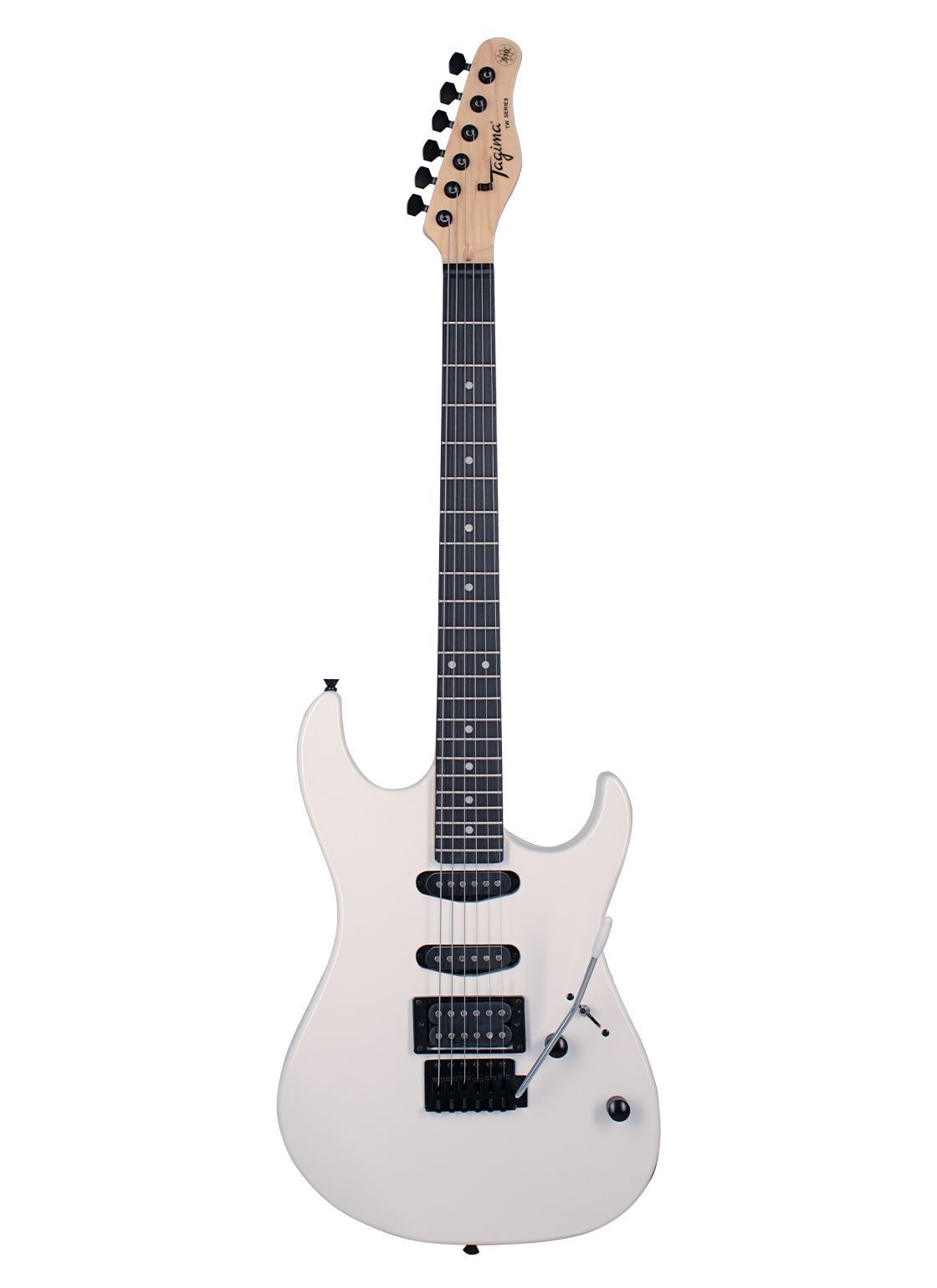 Guitarra Tagima Tg510 Wh 2s 1h Escala Escura Côr Branca