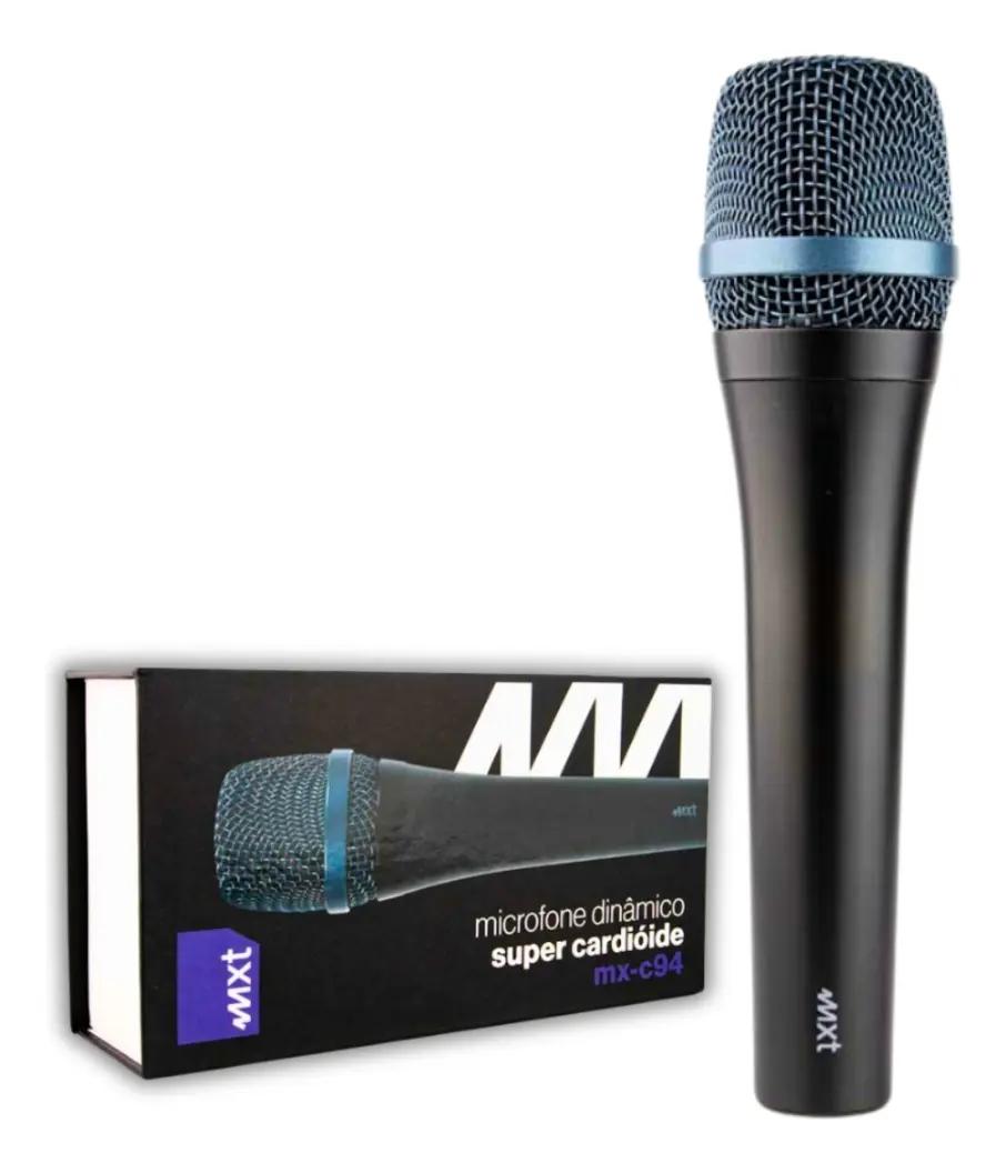 Microfone MXT MX-C94 Super Cardióide Com Fio Para Vocal e Instrumentos