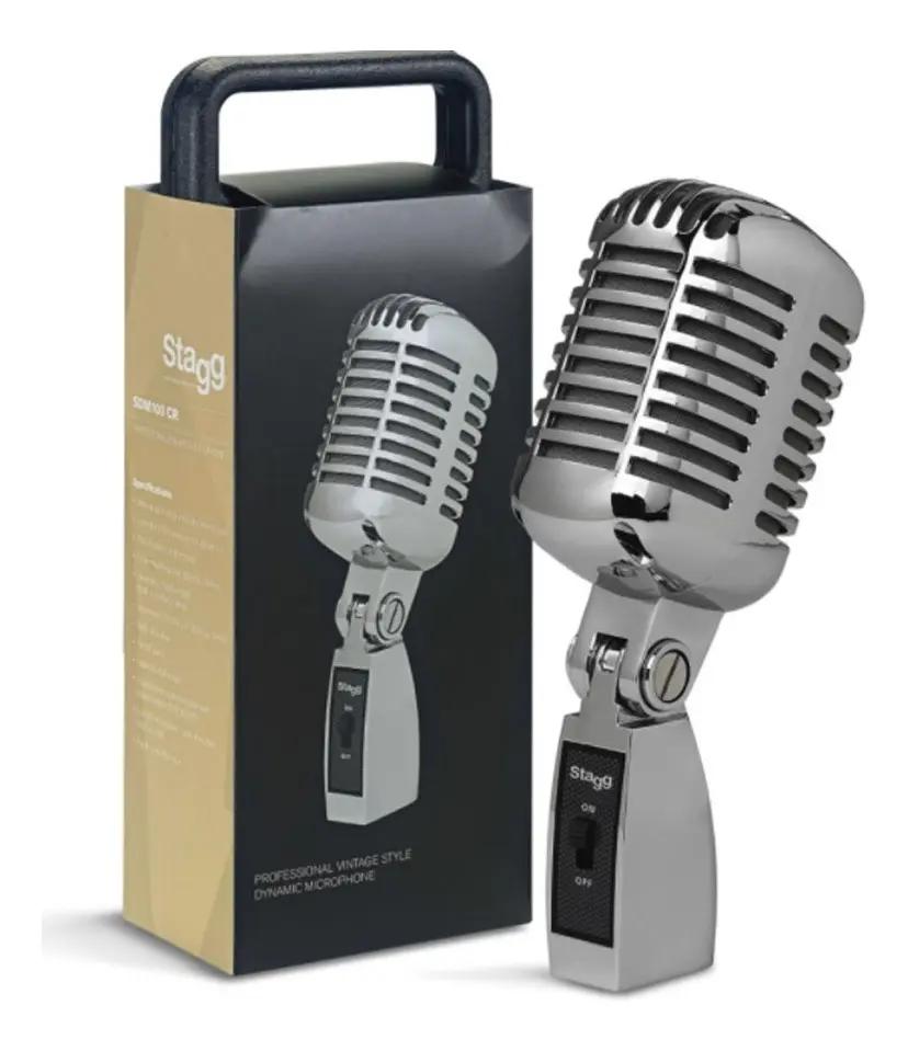 Microfone Stagg Vintage SDM100CR Cardioide Profissional