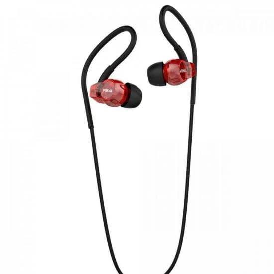 Ear Vokal Fone E40 Vermelho Extra Bass