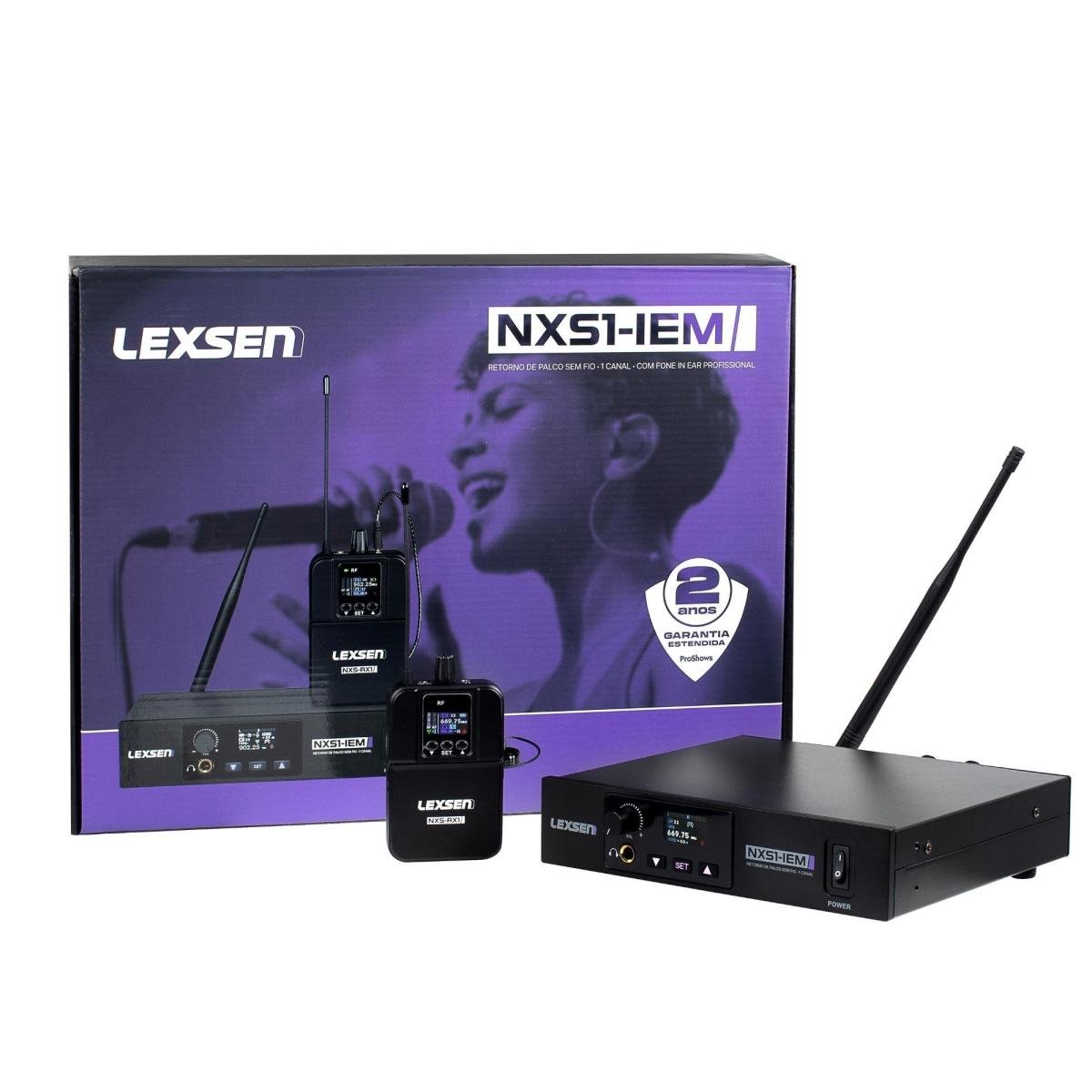 Transmissor Lexsen NXS1Iem Base Transmissora (InEar Monitor) Da Lexsen