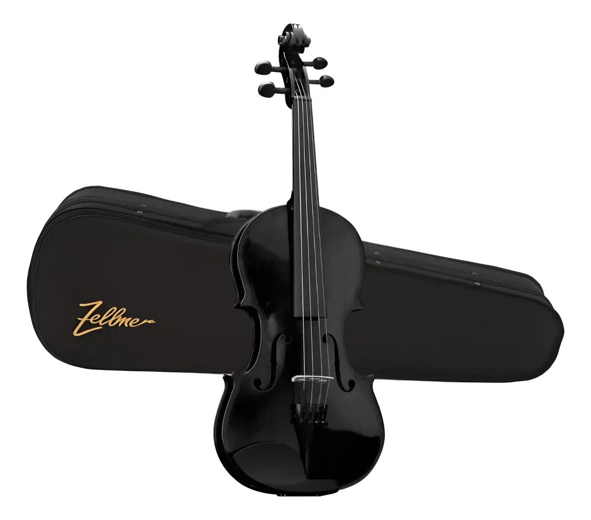 Violino Zellmer 4/4" ZLM44BV Black(Preto) CEstojo