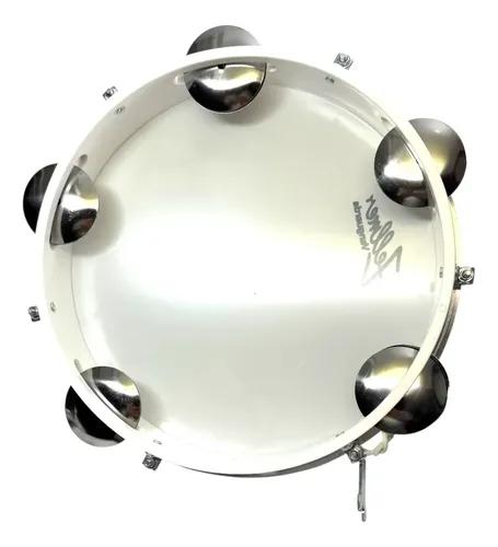 Pandeiro Spanking 10" Vanguarda ABS Branca Pele Leitosa