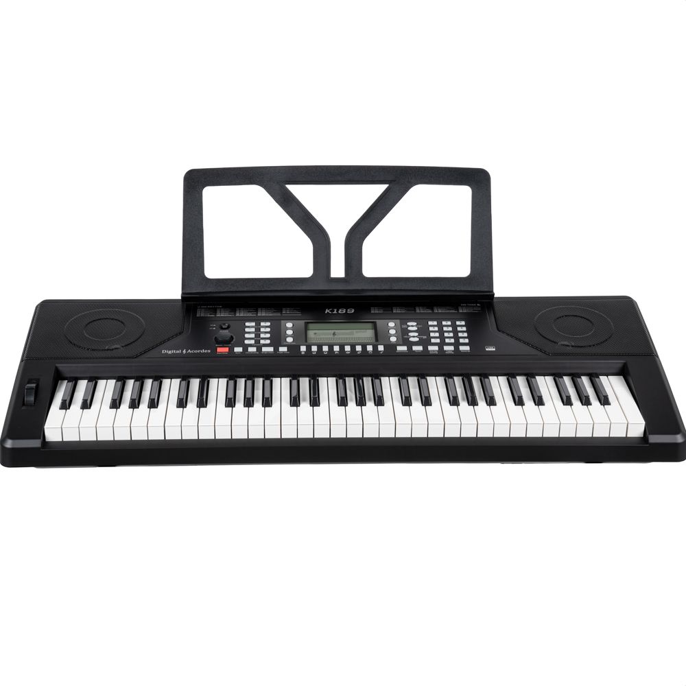 Teclado Digital Acordes Keyboard K189 61Teclas Controlador Multifuncional