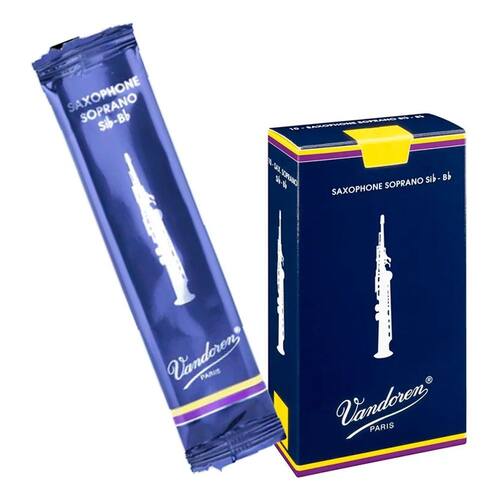 Palheta Sax Soprano Vandoren 2 Tradicional SR202