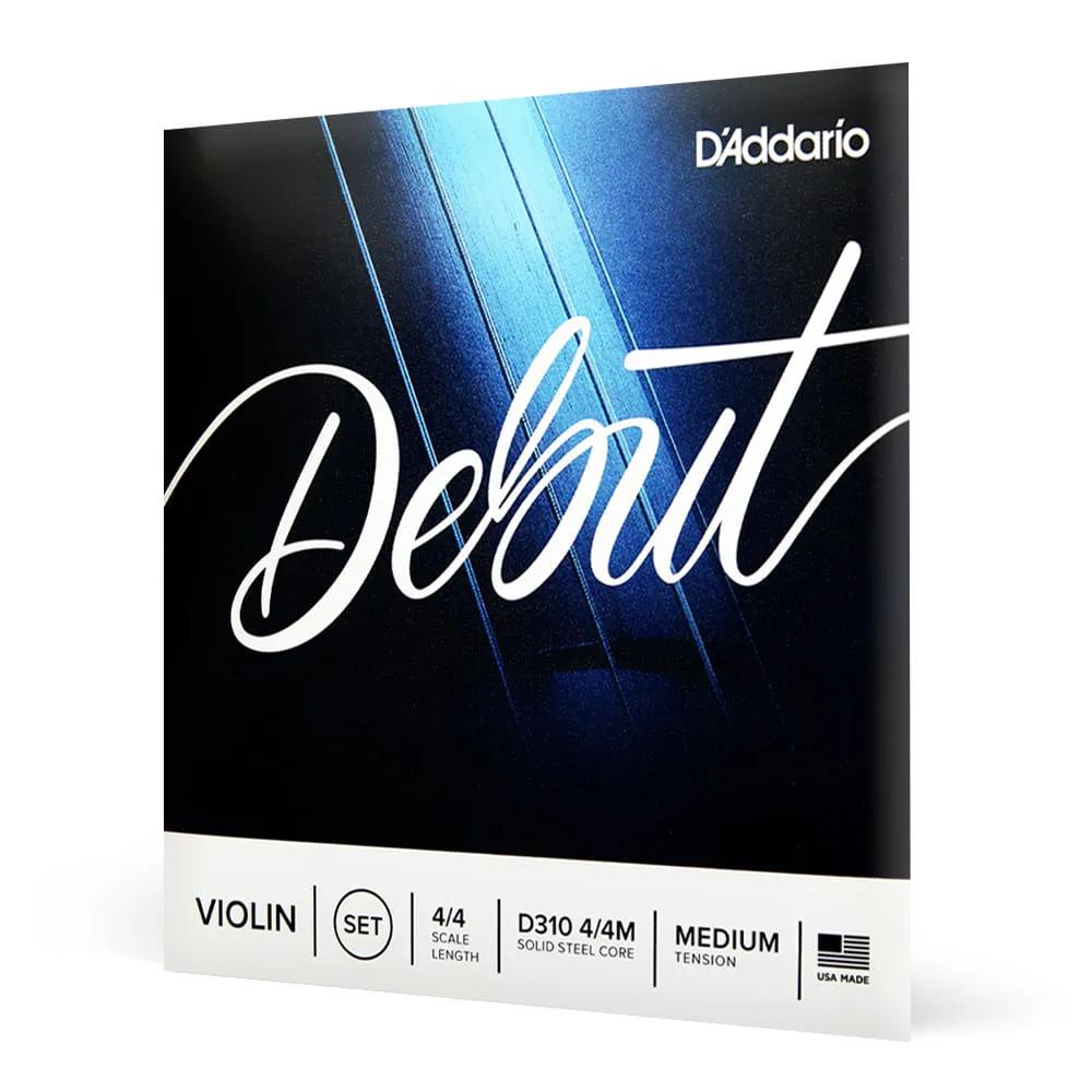Enc D'Addario Violino 4/4" Debut D310 Tensão Média