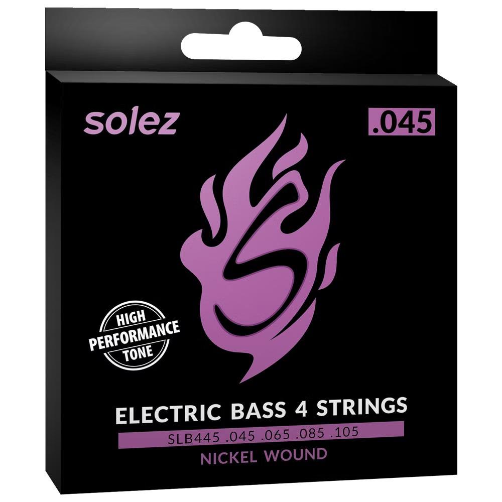 Enc Solez Baixo ,045 SLB445 4-Cordas ,045 Nickel Wound ,045 - ,105